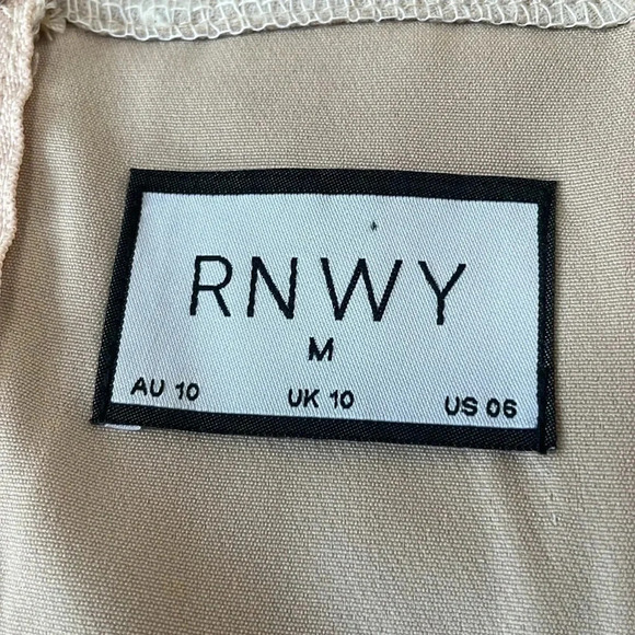 RNWY Runaway Bustier Corset Beige Polka Dot Tulle Sheer sleeves Womens size 6 - Picture 10 of 12